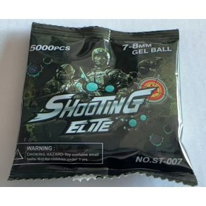 Gelekugler / Gel Ball Blaster Ammo 5000 stk
