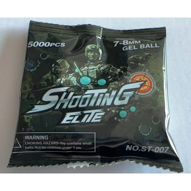 Gelekugler / Gel Ball Blaster Ammo 5000 stk