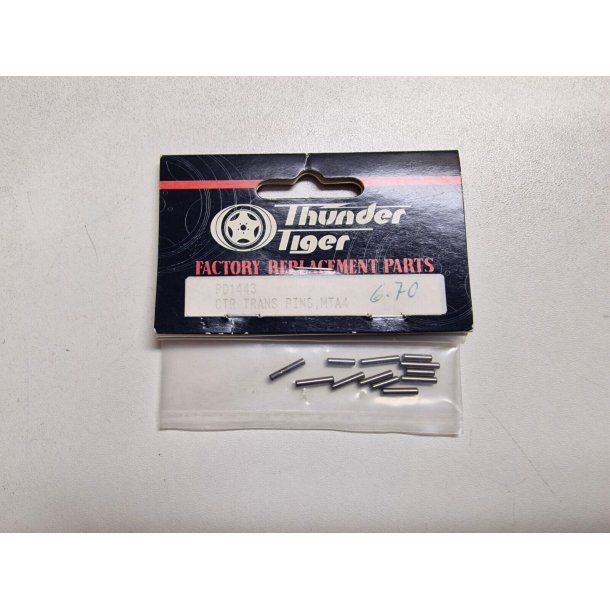 Thunder Tiger PD1443 Ctr Trans Pins, MTA4