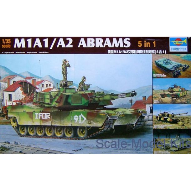 1/35 M1A1/A2 Abrams(5 in 1)