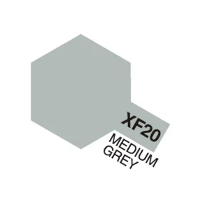  TAMIYA Acrylic Mini XF-20 Medium Grey (Flat)