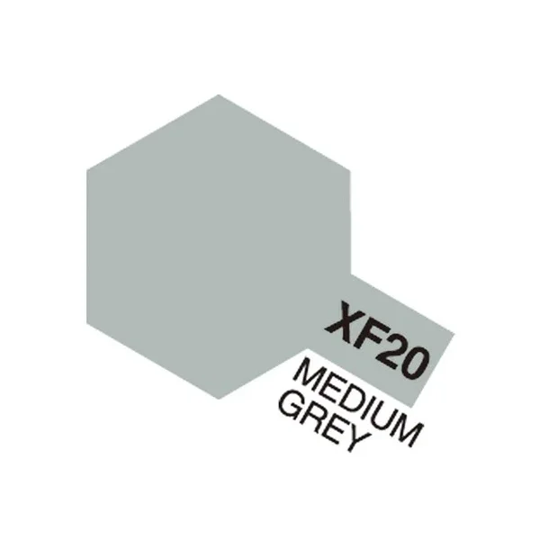  TAMIYA Acrylic Mini XF-20 Medium Grey (Flat)