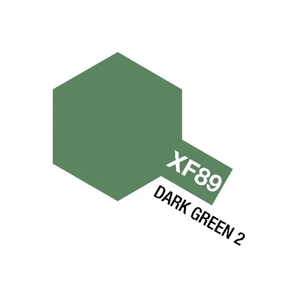 Tamiya Acrylic Mini XF-89 Dark Green 2 (Flat)