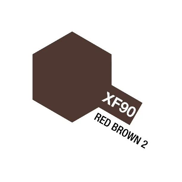 Tamiya Acrylic Mini XF-90 Red Brown 2 (Flat)