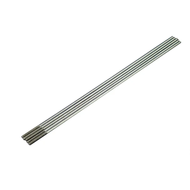 Push rod M2,5 2.1 x 200mm with partial thread 5 pieces