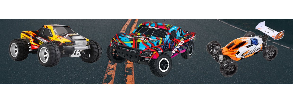 <strong>Wide selection of RC Cars & Trucks - see them here</strong>