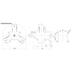 FG-33R3 33cc 4-stroke 3-cyl Radical Gasoline Engine