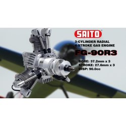 FG-90R3 90cc 4-stroke 3-cyl Radial Gasoline Engine