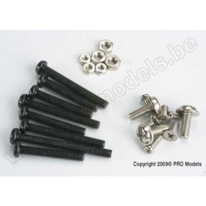 SCREW SET, MACHINE SCREW & NUT Traxxas