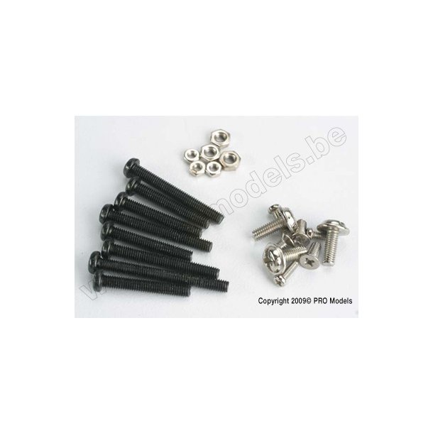 SCREW SET, MACHINE SCREW & NUT Traxxas