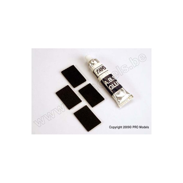 GLUE FOR ABS/ BATTERY PADS (4) Traxxas