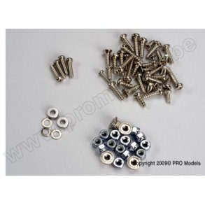 SCREW SET, SELF-TAPPING/ NUTS Traxxas