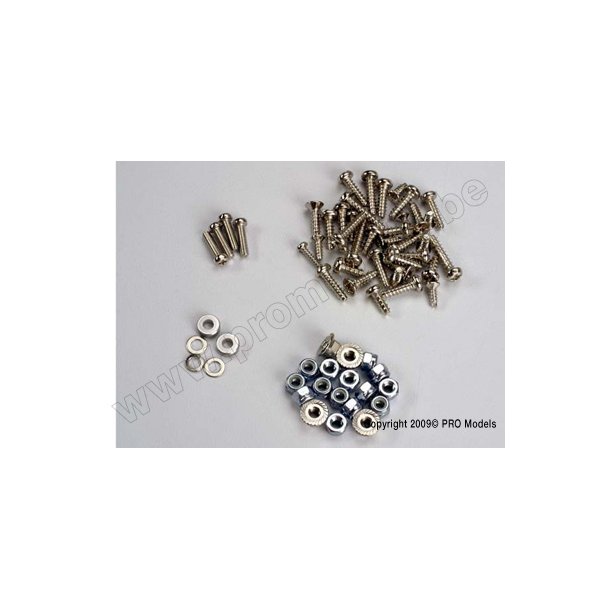 SCREW SET, SELF-TAPPING/ NUTS Traxxas