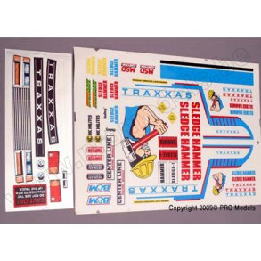 DECAL SHEET Traxxas