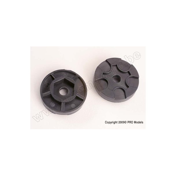 HUB ADAPTORS, PLASTIC Traxxas