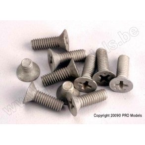 SCREWS, COUNTERSUNK MACHINE SC Traxxas