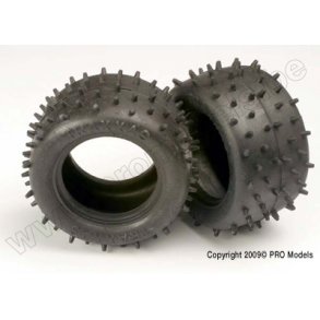 TIRES, LOW-PROFILE SPIKED Traxxas