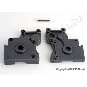 GEARBOX HALVES/IDLER SHAFT Traxxas