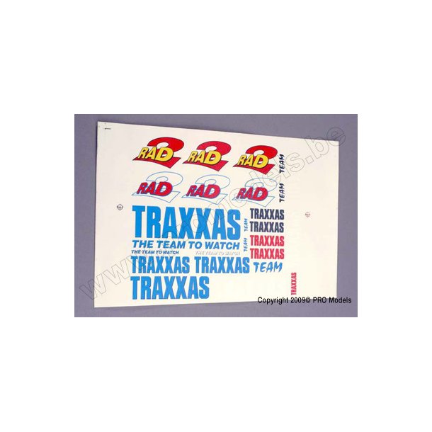 DECAL SHEET, RAD 2 Traxxas