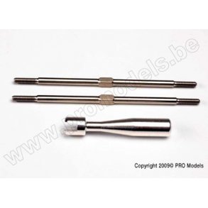 TURNBUCKLES, TITANIUM 94mm (2) Traxxas