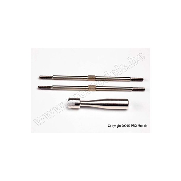 TURNBUCKLES, TITANIUM 94mm (2) Traxxas