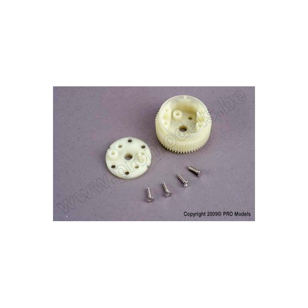 MAIN DIFF GEAR/COVER/SCREWS (P Traxxas
