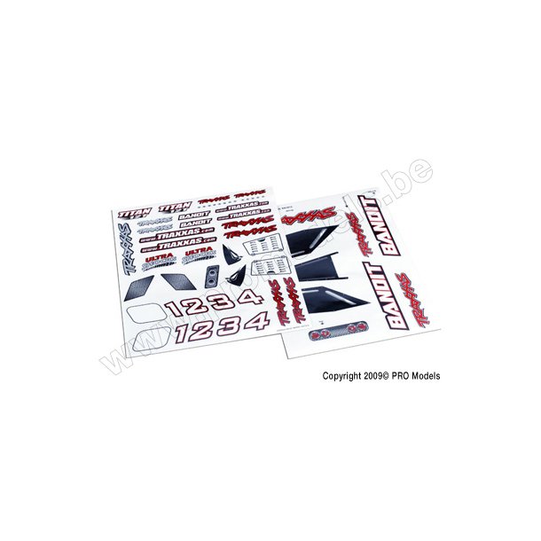 DECAL SHEET, BANDIT Traxxas