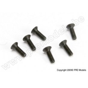 SCREWS, 2.5X8 COUNTERSUNK MACH Traxxas