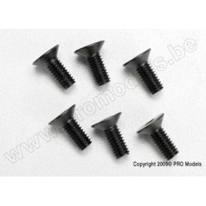 SCREWS, 4X10MM COUNTERSUNK MAC Traxxas