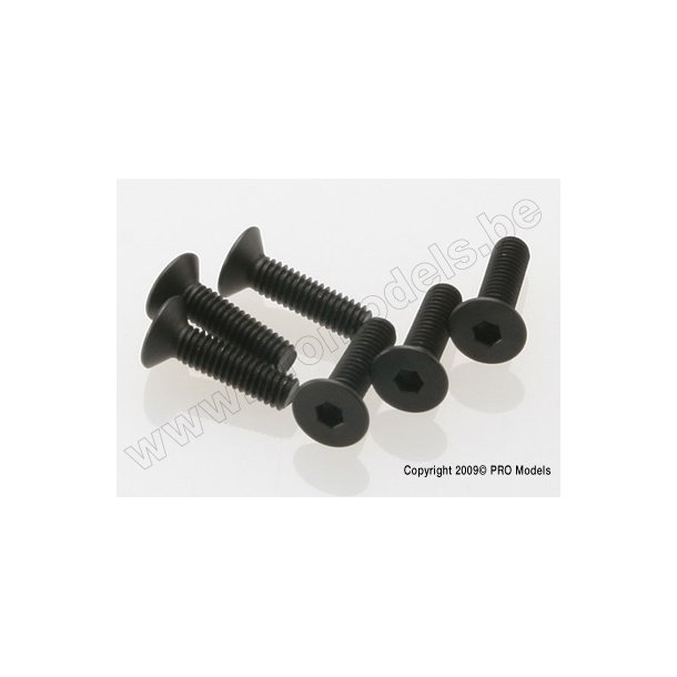 SCREWS, 4X15MM COUNTERSUNK MAC Traxxas