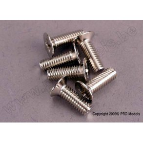SCREWS, 4x12mm COUNTERSUNK MAC Traxxas
