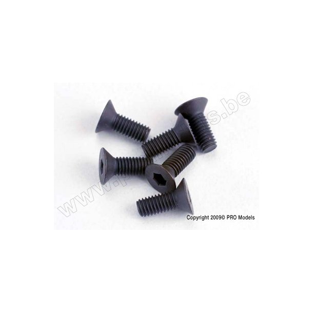 SCREWS, 3x8mm COUNTERSUNK MACH Traxxas