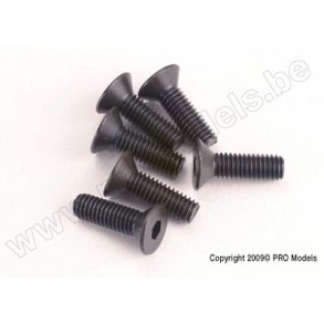 SCREWS, 3x10mm COUNTERSUNK MAC Traxxas