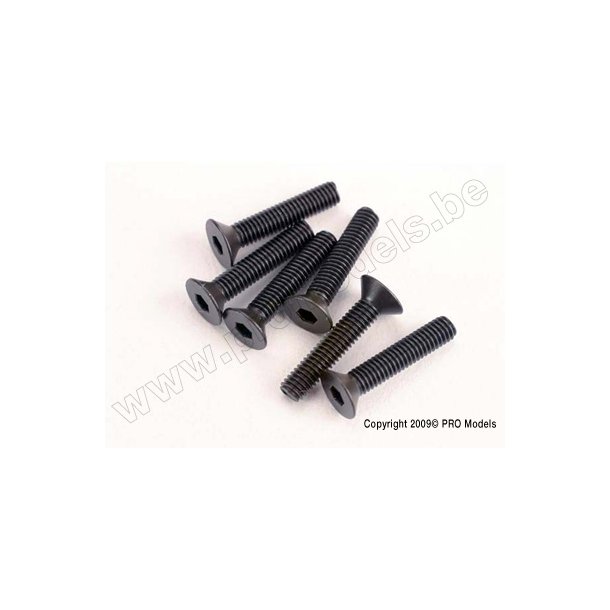 SCREWS, 3x15mm COUNTERSUNK MAC Traxxas