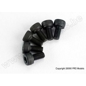 SCREWS, 3x6mm CAPHEAD MACHINE Traxxas