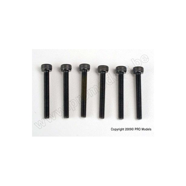 SCREWS, 3x23mm CAPHEAD MACHINE Traxxas