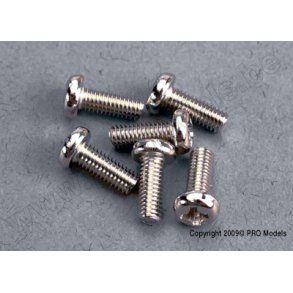 SCREWS, 3x8mm ROUNDHEAD MACHIN Traxxas