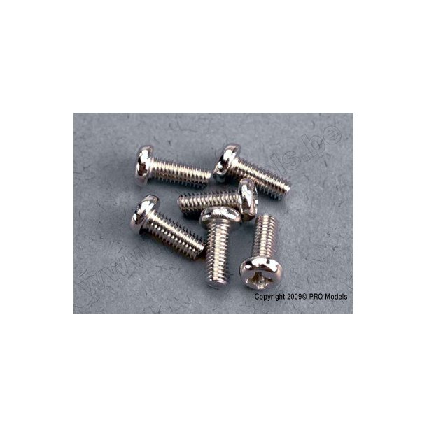 SCREWS, 3x8mm ROUNDHEAD MACHIN Traxxas