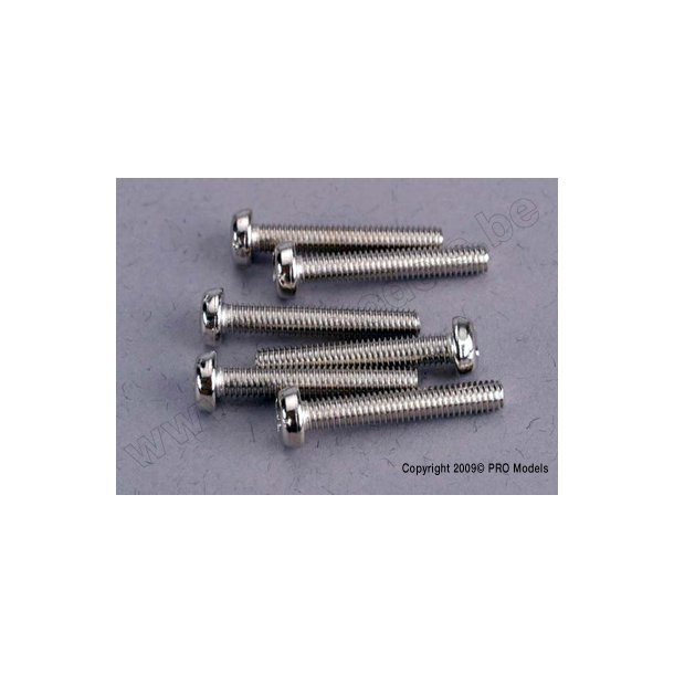 SCREWS, 3x18mm ROUNDHEAD MACHI Traxxas