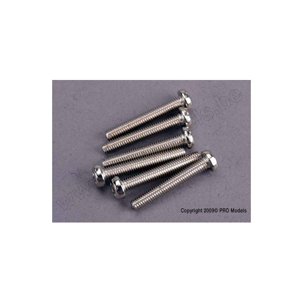 SCREWS, 3x20mm ROUNDHEAD MACHI Traxxas