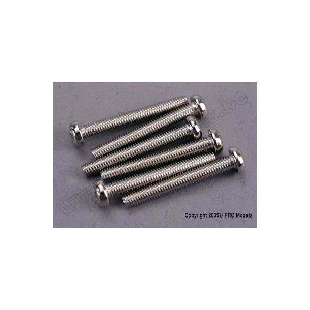 SCREWS, 3x23mm ROUNDHEAD MACHI Traxxas