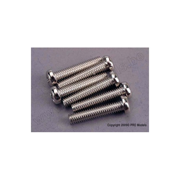 SCREWS, 4x20mm ROUNDHEAD MACHI Traxxas