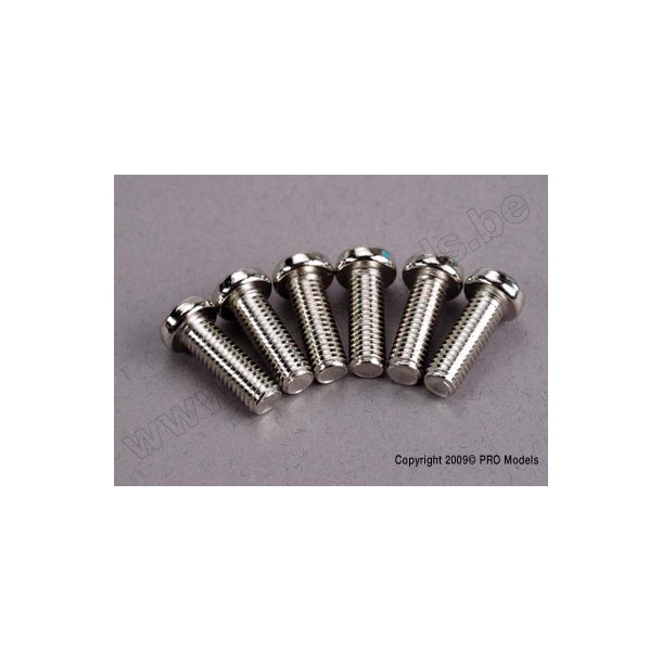 SCREWS, 5x15mm ROUNDHEAD MACHI Traxxas