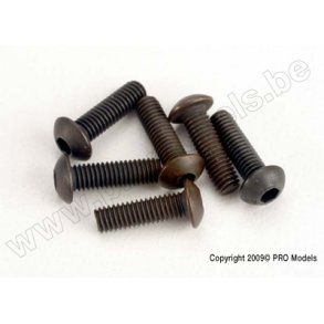 SCREWS, 3x10mm BUTTON-HEAD MAC Traxxas