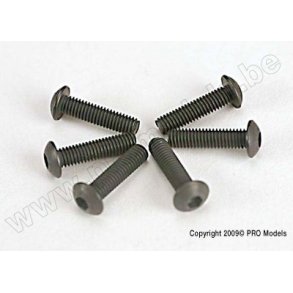 SCREWS, 3x12mm BUTTON-HEAD MAC Traxxas