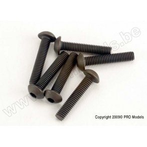 SCREWS, 3x15mm BUTTON-HEAD MAC Traxxas