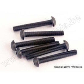 SCREWS, 3x20mm BUTTON-HEAD MAC Traxxas