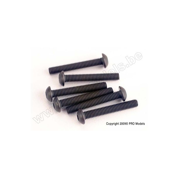 SCREWS, 3x20mm BUTTON-HEAD MAC Traxxas