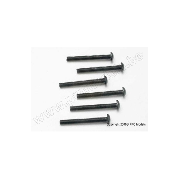 SCREWS, 3X25MM BUTTON HEAD MAC Traxxas