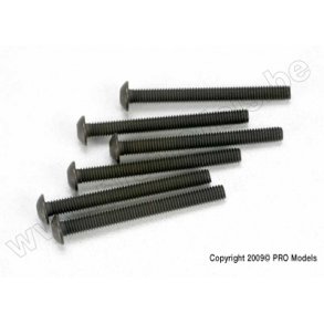SCREWS, 3X30MM BUTTON HEAD MAC Traxxas
